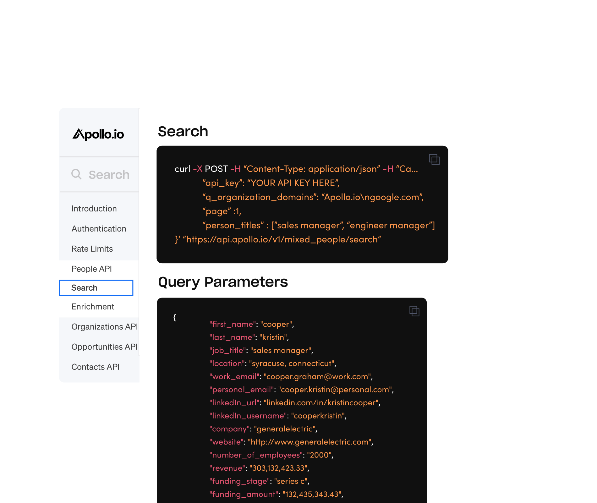 Accurate, rich buyer data feature detailed view