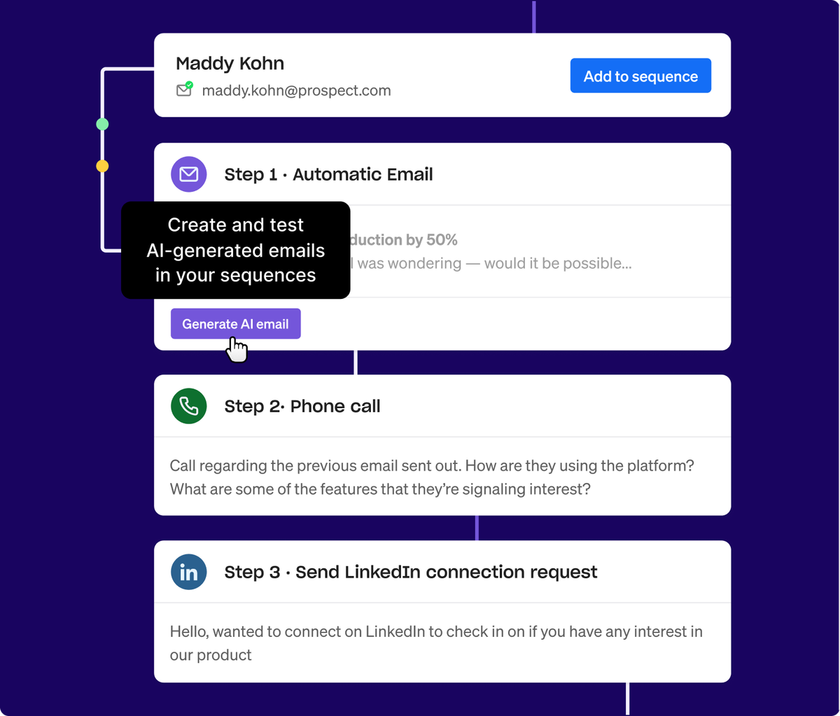 Engage platform interface