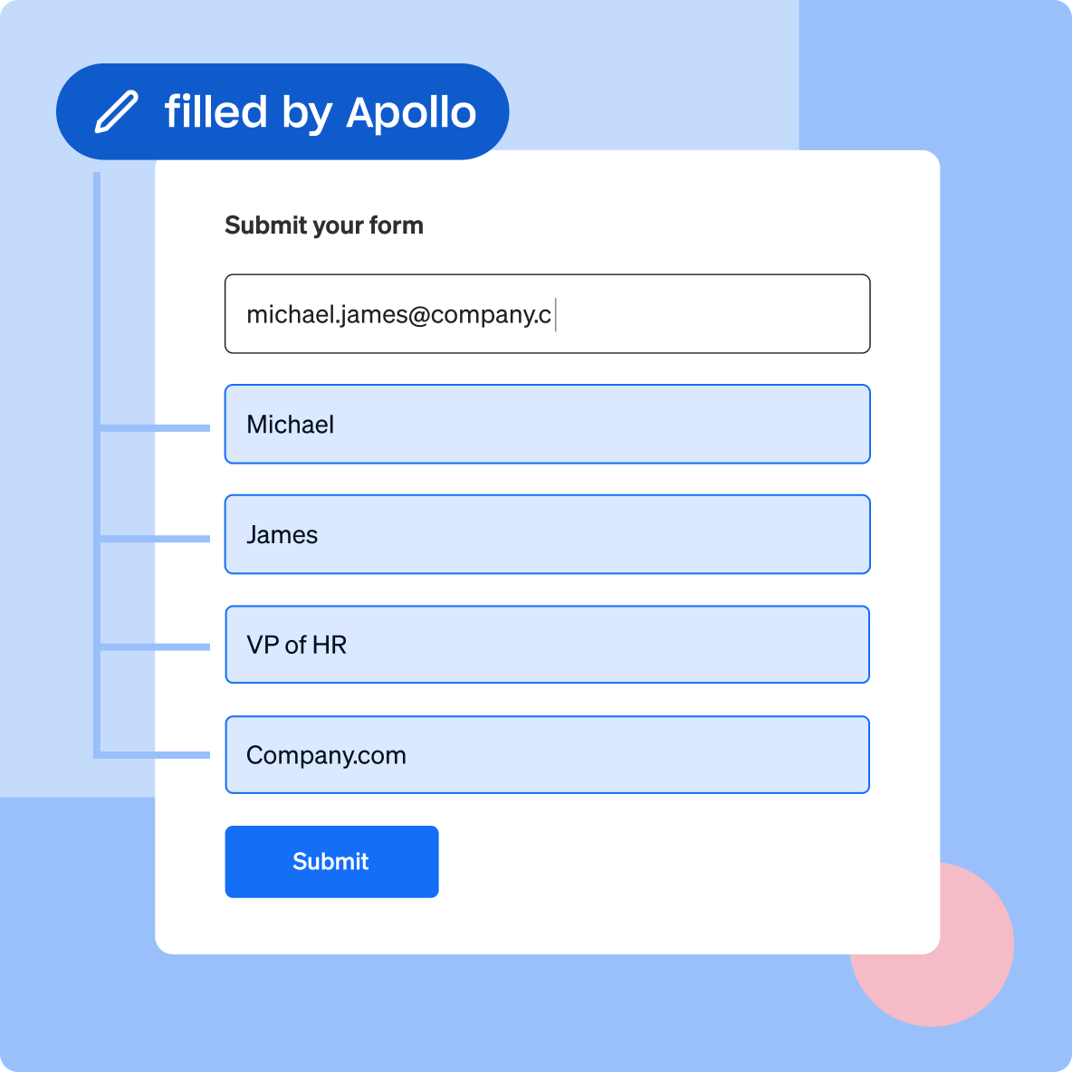 Illustration for Boost form conversion with auto-filled data