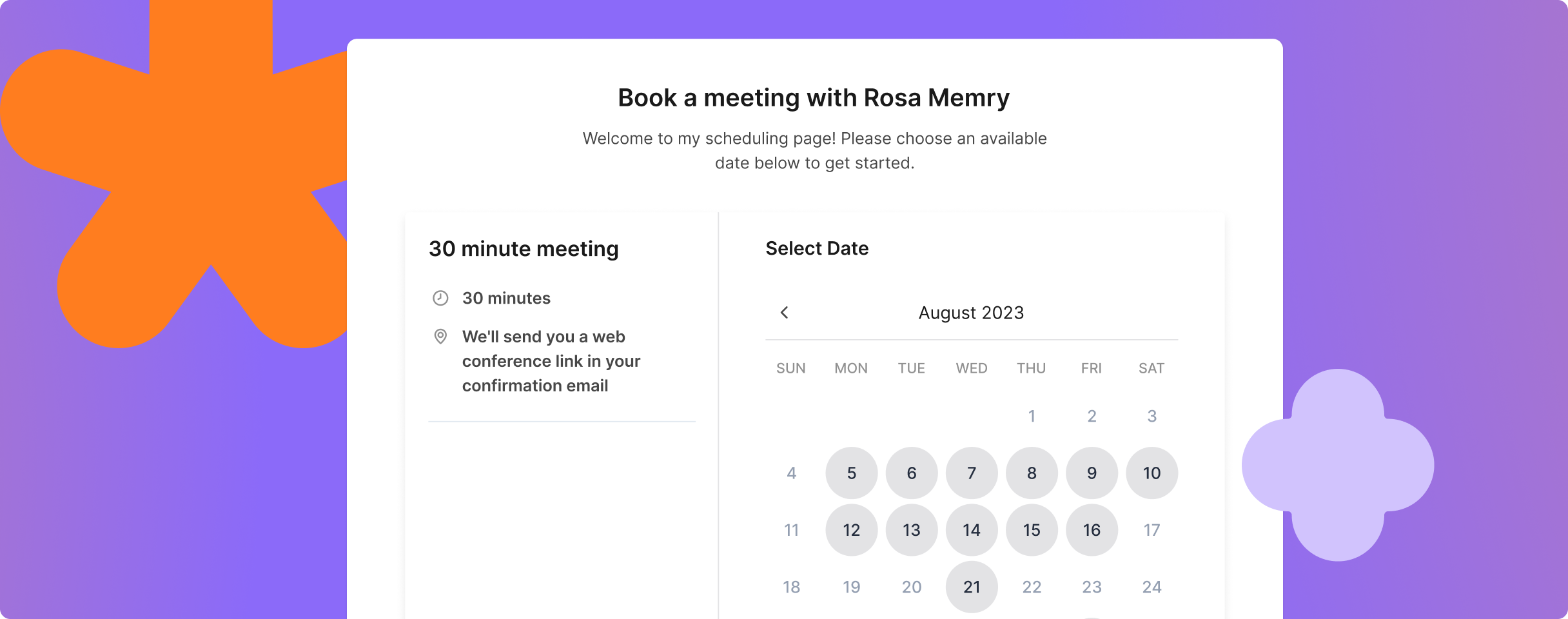 Screenshot demonstrating Single host meeting