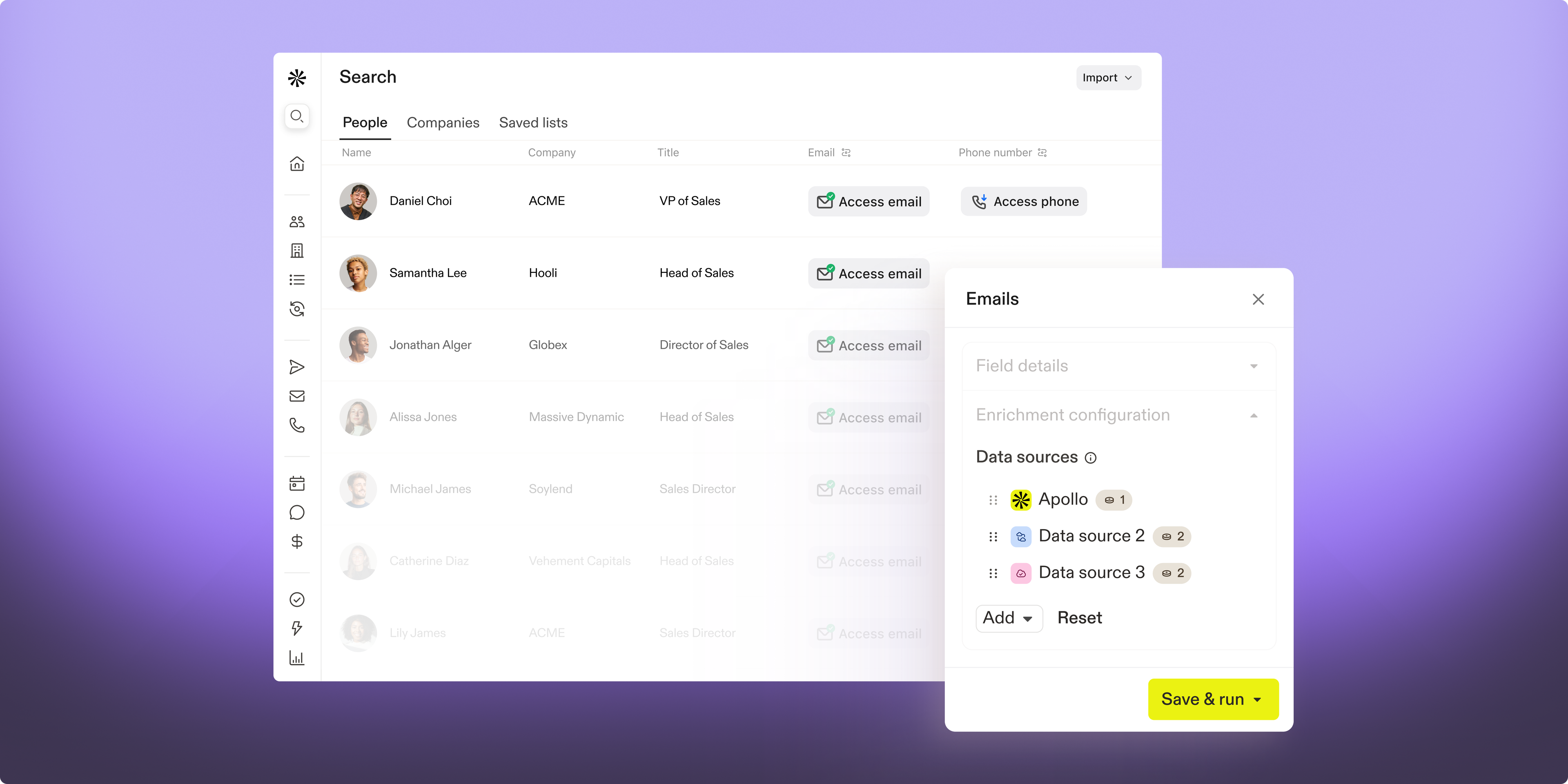 Expanded data coverage all in one place