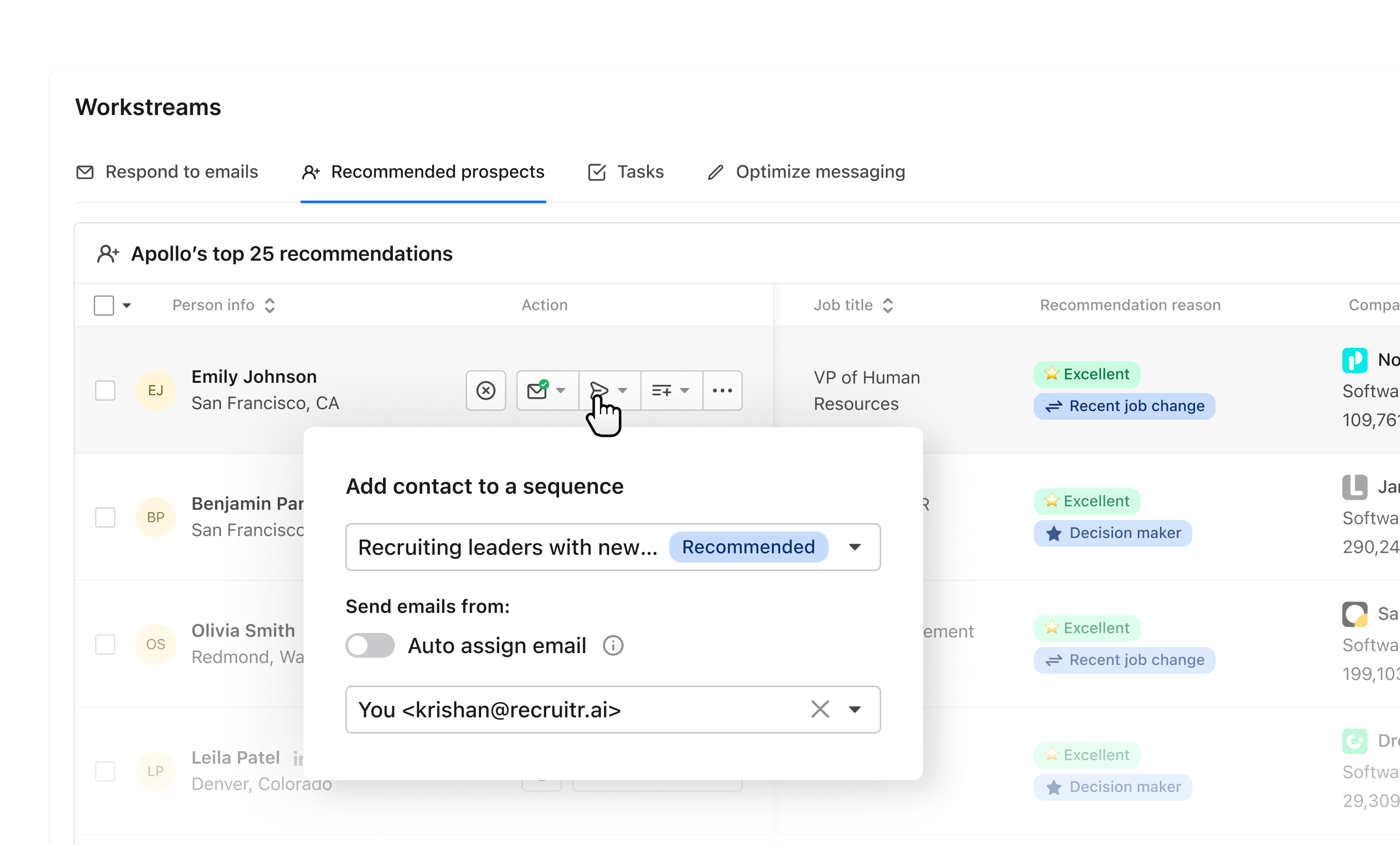 Screenshot showing Home
