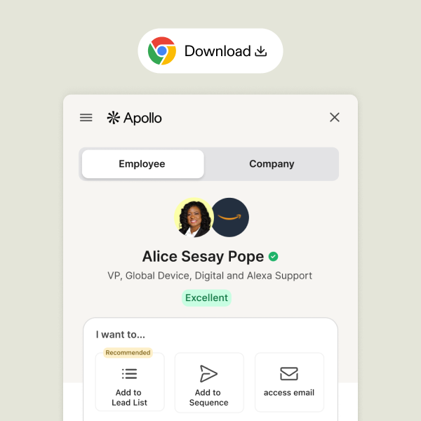 Download the Chrome Extension to Prospect on The Go