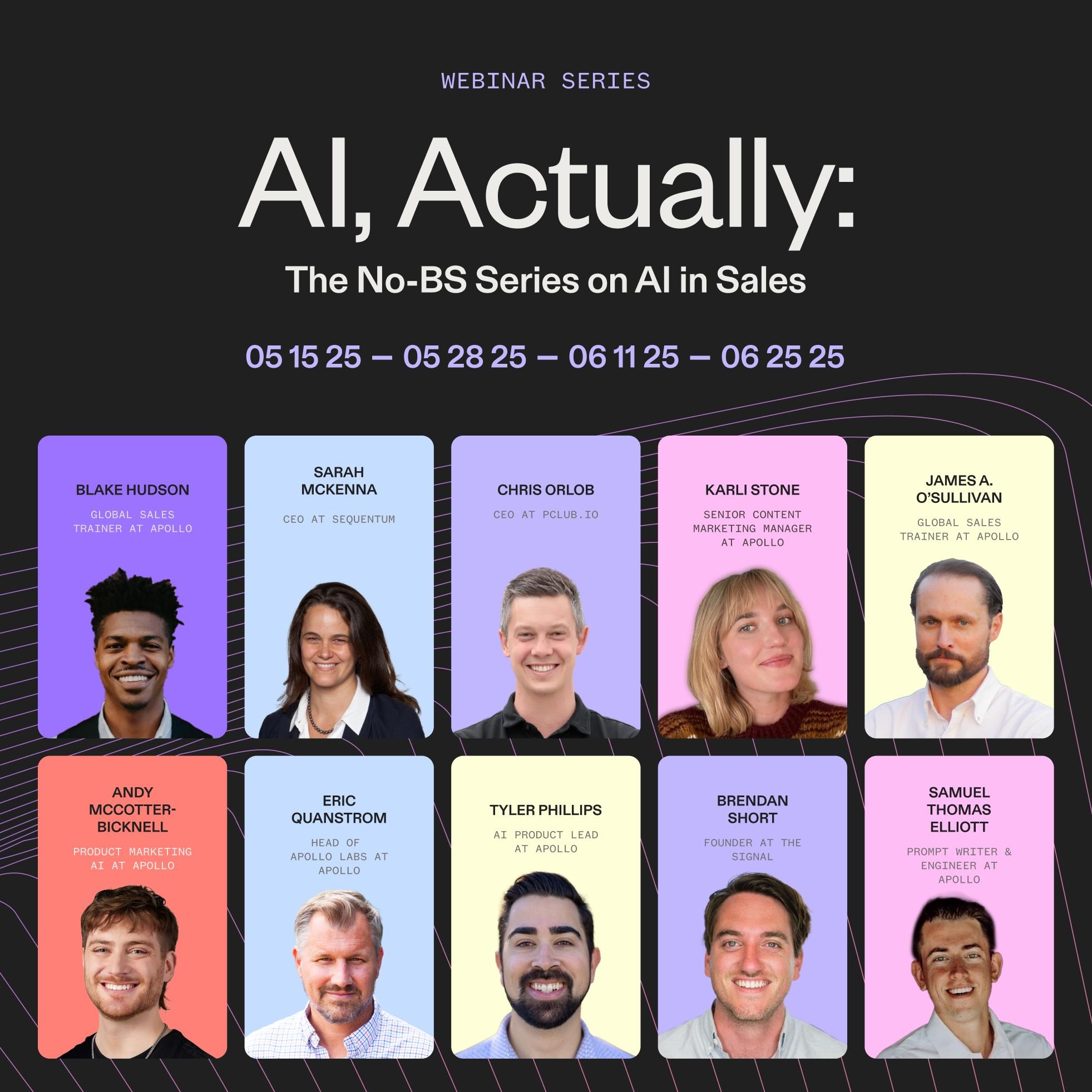 AI, Actually: The No-BS Series on AI in Sales